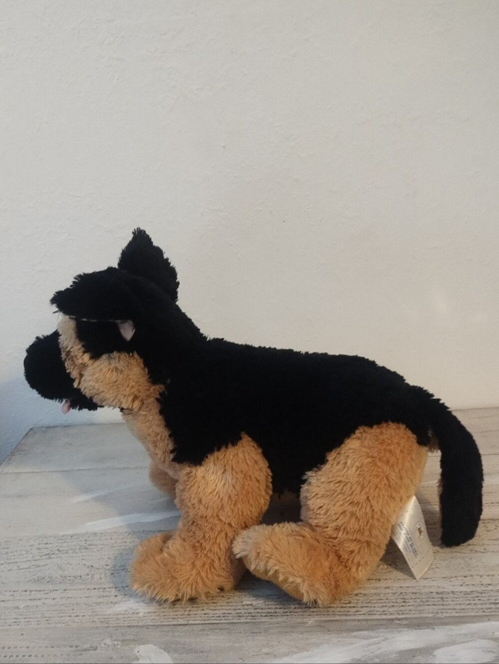 Build A Bear Puppy Dog PGerman Shepherd Stuffed Animal Plush Dog Toy 19"long go